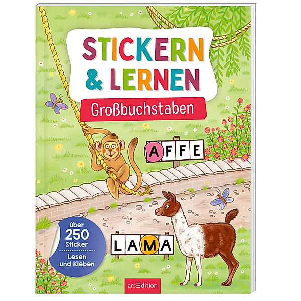 Stickern & Lernen - Großbuchstaben