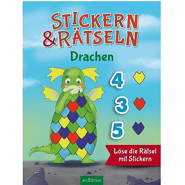 Stickern & Rätseln ab 3: Stickern & Rätseln - Drachen