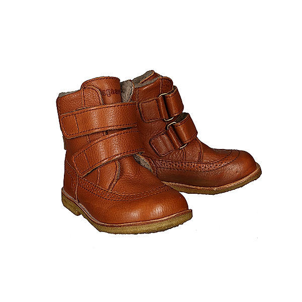 bisgaard Stiefeletten TEX MIMI mit Klett in cognac