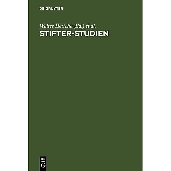 Stifter-Studien
