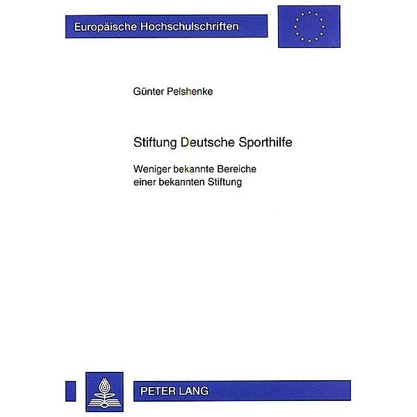 Stiftung Deutsche Sporthilfe, Günter Pelshenke