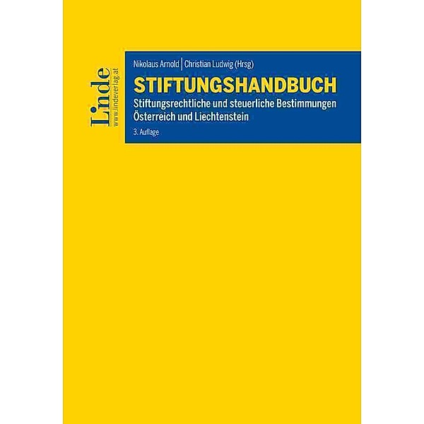 Stiftungshandbuch, Thomas Hosp, Nikolaus Arnold, Christian Ludwig