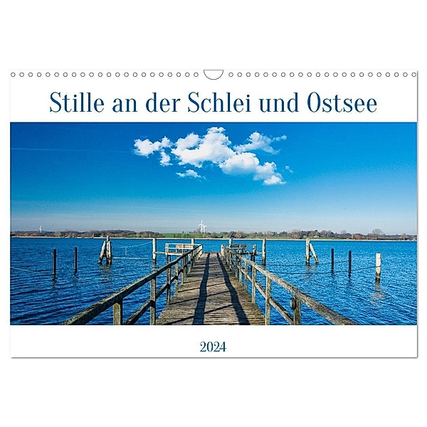 Stille an der Schlei und Ostsee (Wandkalender 2024 DIN A3 quer), CALVENDO Monatskalender, Christiane Kulisch