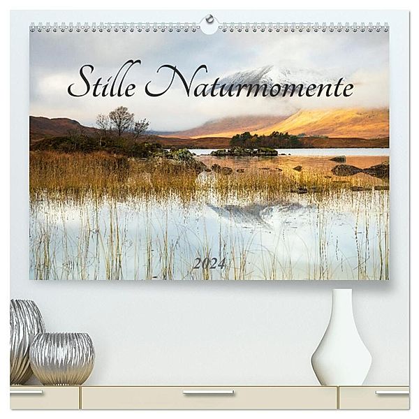 Stille Naturmomente (hochwertiger Premium Wandkalender 2024 DIN A2 quer), Kunstdruck in Hochglanz, Daniela Beyer (Moqui)