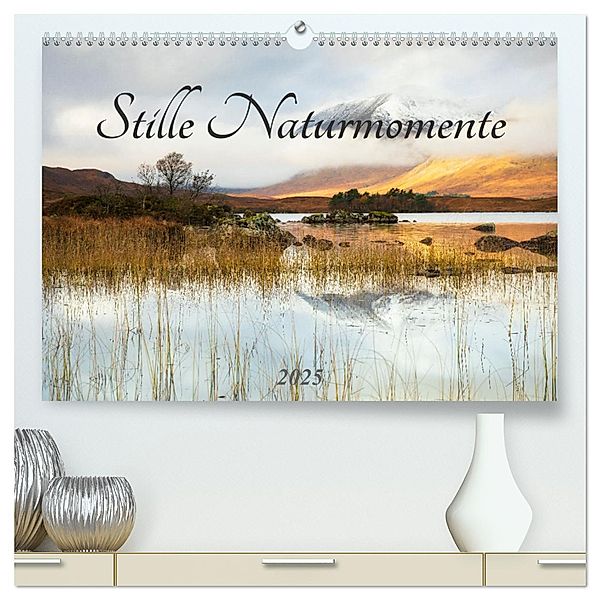 Stille Naturmomente (hochwertiger Premium Wandkalender 2025 DIN A2 quer), Kunstdruck in Hochglanz, Calvendo, Daniela Beyer (Moqui)