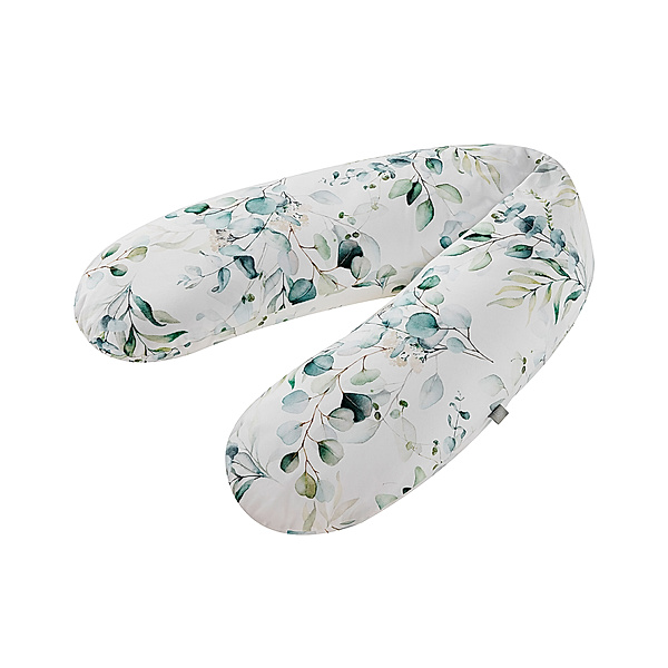 Rotho Babydesign Stillkissen MULTI - NATURAL LEAVES (190x35) in weiss