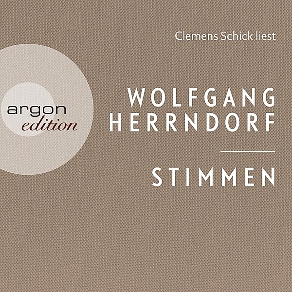 Stimmen, Wolfgang Herrndorf