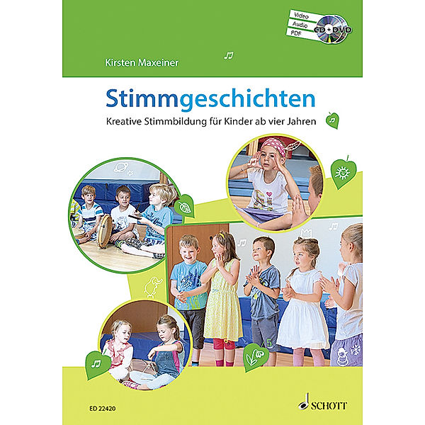 Stimmgeschichten, m. 1 Audio-CD + 1 DVD, Kirsten Maxeiner