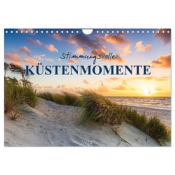 Stimmungsvolle Küstenmomente (Wandkalender 2024 DIN A4 quer), CALVENDO Monatskalender, Daniela Beyer (Moqui)