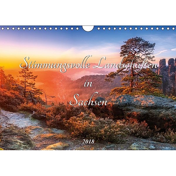 Stimmungsvolle Landschaften in Sachsen 2018 (Wandkalender 2018 DIN A4 quer), Daniela Beyer