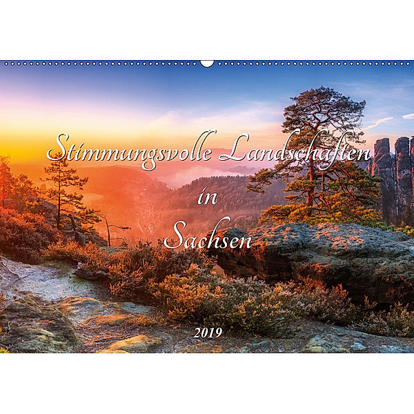 Stimmungsvolle Landschaften in Sachsen 2019 (Wandkalender 2019 DIN A2 quer), Daniela Beyer
