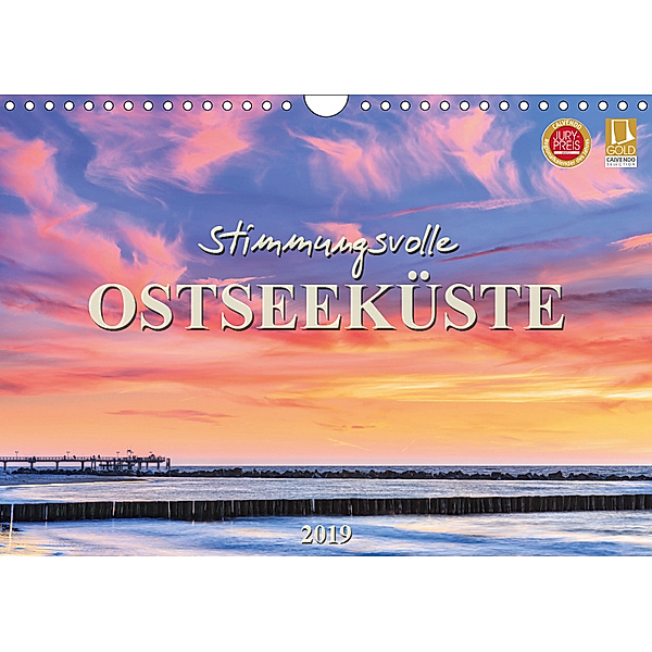 Stimmungsvolle Ostseeküste 2019 (Wandkalender 2019 DIN A4 quer), Daniela Beyer