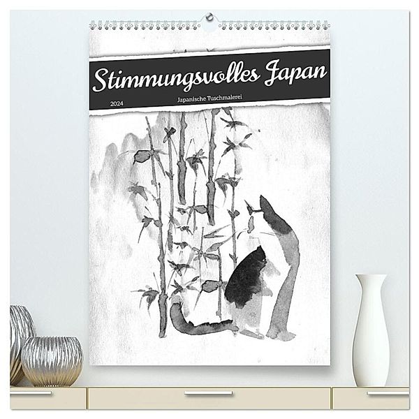 Stimmungsvolles Japan (hochwertiger Premium Wandkalender 2024 DIN A2 hoch), Kunstdruck in Hochglanz, Lucia