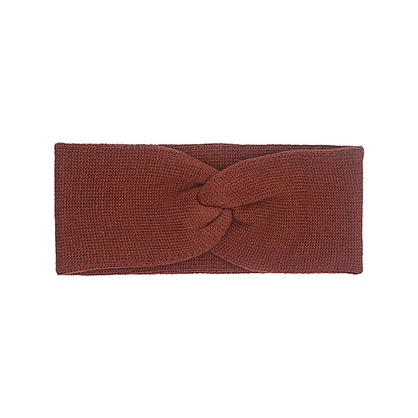 maximo Stirnband KIDS GIRL mit Wolle in cherry brown