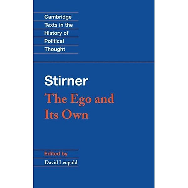 Stirner: The Ego and its Own, Max Stirner
