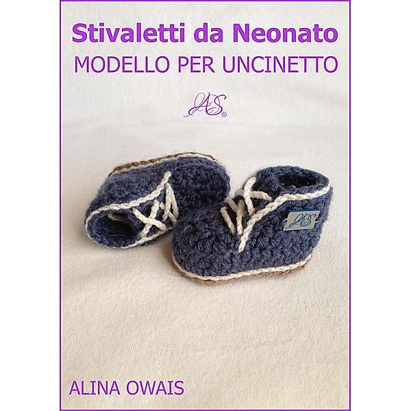 Stivaletti da Neonato Modello per Uncinetto, Alina Owais