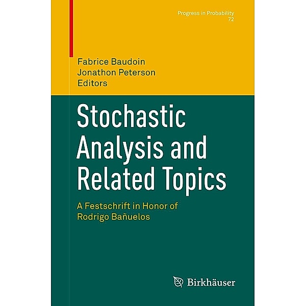 Stochastic Analysis and Related Topics / Progress in Probability Bd.72