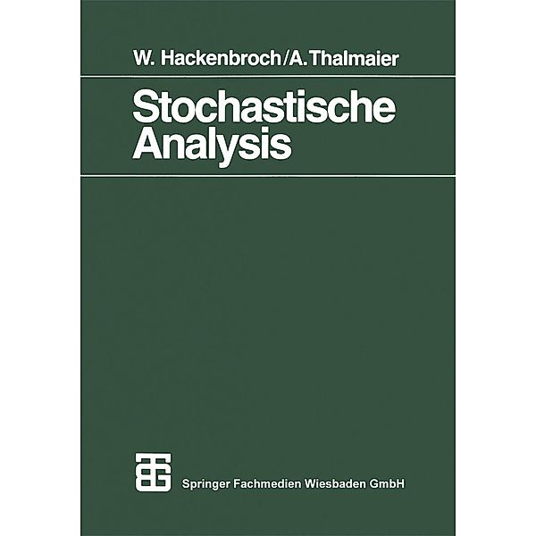 Stochastische Analysis / Mathematische Leitfäden, Anton Thalmaier