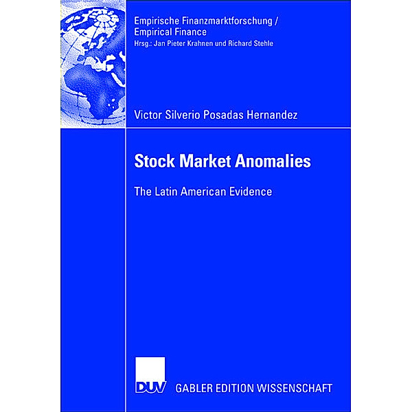 Stock Market Anomalies, Victor S. Posadas Hernandez