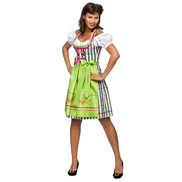 Stockerpoint Dirndl Lektrik, 2-teilig, 60cm, greeny (Größe: 36)