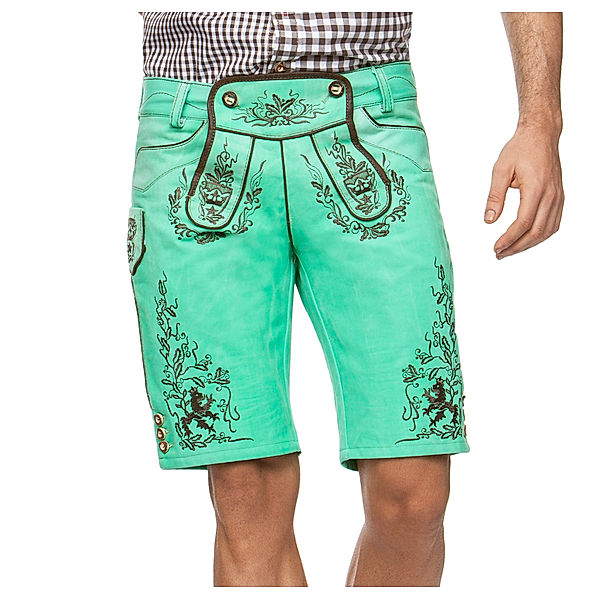 Stockerpoint Trachtenshort Nash,green river, kurz (Größe:XL)