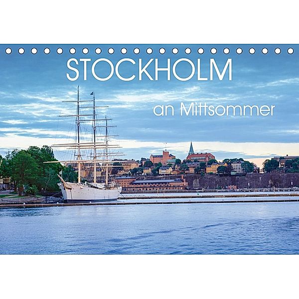 Stockholm an Mittsommer (Tischkalender 2021 DIN A5 quer), Dennis Gelner