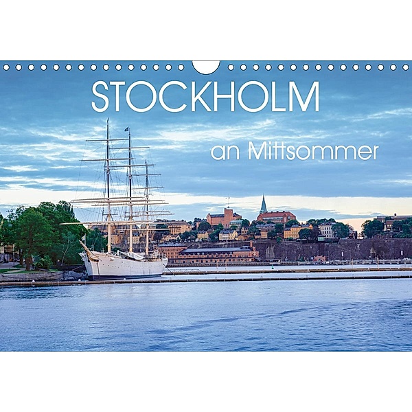 Stockholm an Mittsommer (Wandkalender 2021 DIN A4 quer), Dennis Gelner