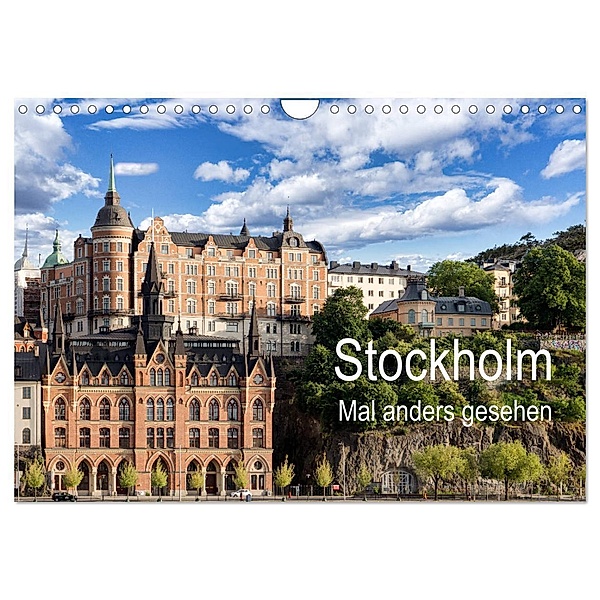 Stockholm - Mal anders gesehen (Wandkalender 2024 DIN A4 quer), CALVENDO Monatskalender, Dirk rosin