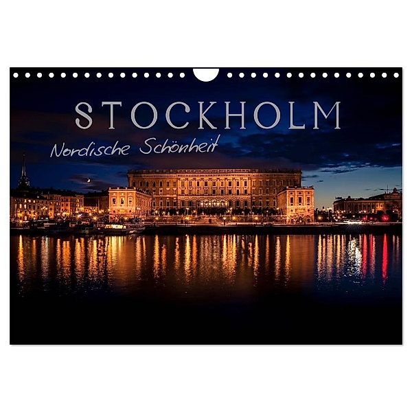 Stockholm - Nordische Schönheit (Wandkalender 2024 DIN A4 quer), CALVENDO Monatskalender, Markus Pavlowsky