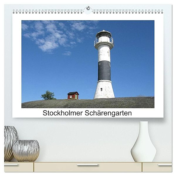 Stockholmer Schärengarten (hochwertiger Premium Wandkalender 2024 DIN A2 quer), Kunstdruck in Hochglanz, Monika Dietsch