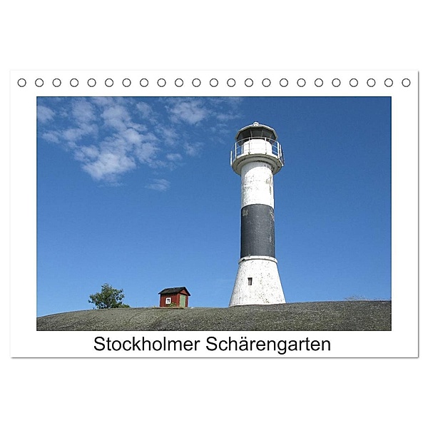 Stockholmer Schärengarten (Tischkalender 2024 DIN A5 quer), CALVENDO Monatskalender, Monika Dietsch