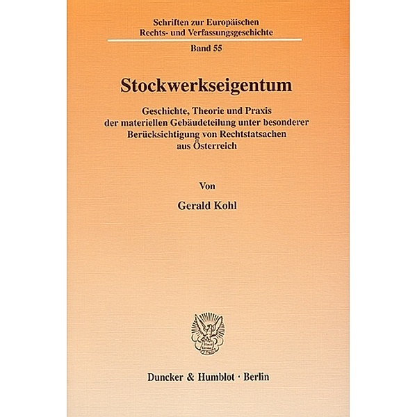 Stockwerkseigentum., Gerald Kohl