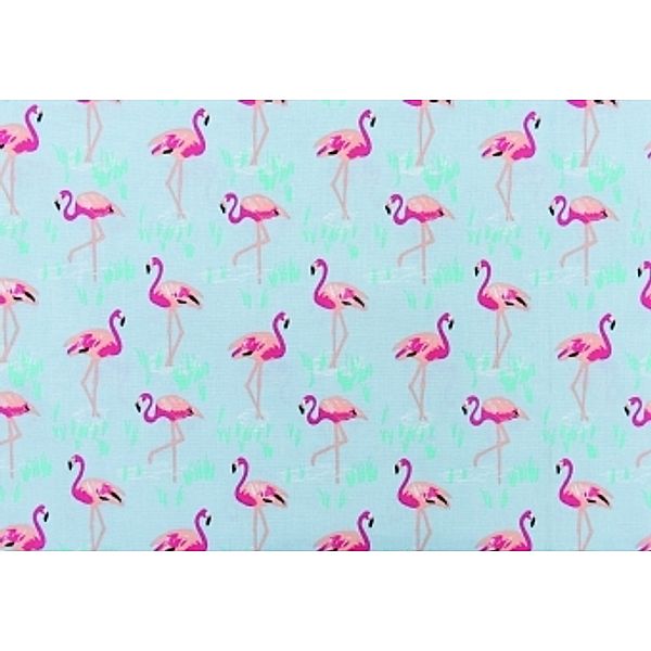 Stoff Flamingo