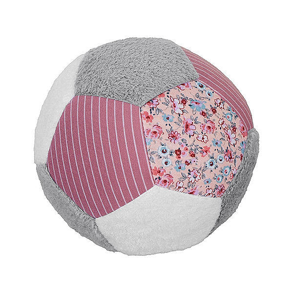 Sterntaler Stoffball BLUMEN (11cm) in rosa