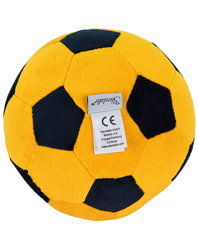 Stoffball SOCCER 13cm in gelb kaufen