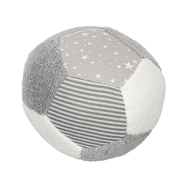 Sterntaler Stoffball STERNE (11cm) in grau