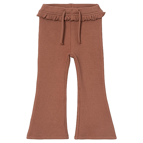 Lil' Atelier Stoffhose NMFTHORA BOOTCUT in carob brown