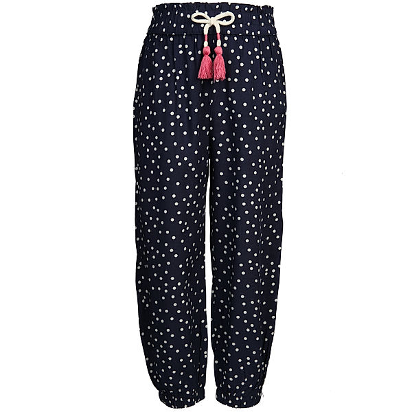 Salt & Pepper Stoffhose SUMMER DOTS in navy