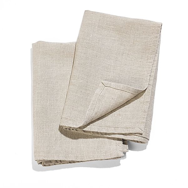 Stoffservietten-Set, 2-tlg. Taupe