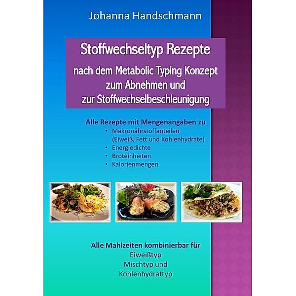 Stoffwechseltyp Rezepte nach dem Metabolic Typing Konzept zum Abnehmen und zur Stoffwechselbeschleunigung, Johanna Handschmann