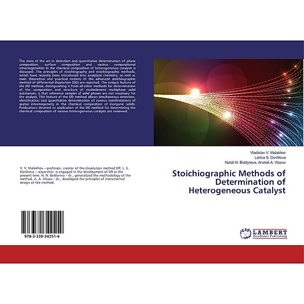 Stoichiographic Methods of Determination of Heterogeneous Catalyst, Vladislav V. Malakhov, Larica S. Dovlitova, Natali N. Boldyreva, Anatoli A. Vlasov