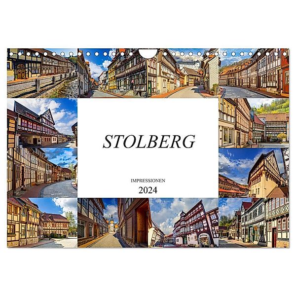 Stolberg Impressionen (Wandkalender 2024 DIN A4 quer), CALVENDO Monatskalender, Dirk Meutzner