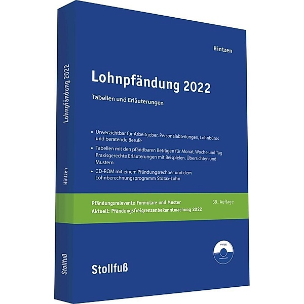 Stollfuss-Ratgeber / Lohnpfändung 2022
