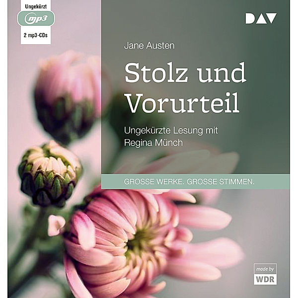 Stolz und Vorurteil,2 Audio-CD, 2 MP3, Jane Austen