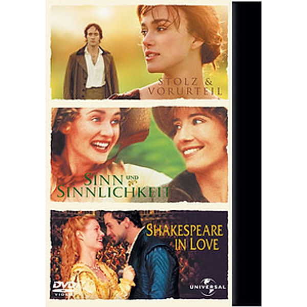 Stolz & Vorurteil / Sinn und Sinnlichkeit / Shakespeare in Love, Dvd S, T
