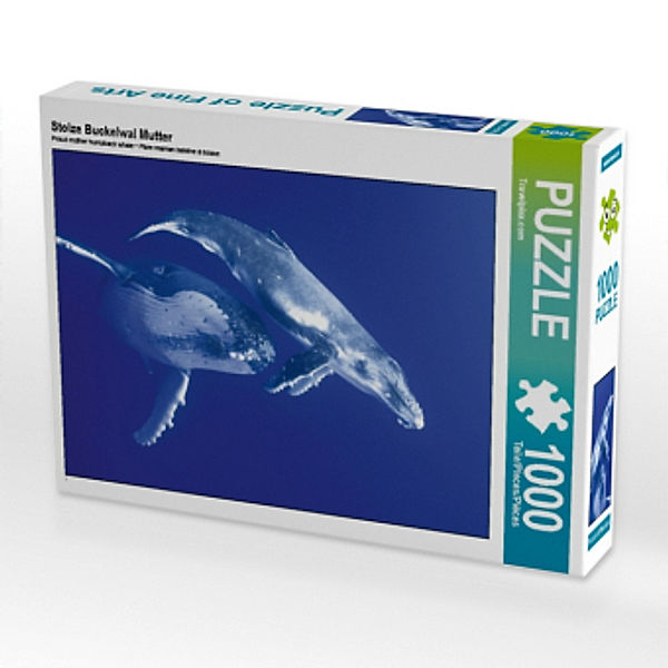 Stolze Buckelwal Mutter (Puzzle), Travelpixx.com