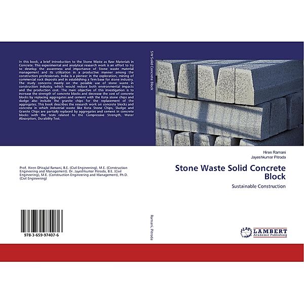 Stone Waste Solid Concrete Block, Hiren Ramani, Jayeshkumar Pitroda