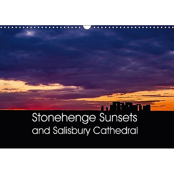 Stonehenge Sunsets & Salisbury Cathedral (Wall Calendar 2018 DIN A3 Landscape), Mark Cooper