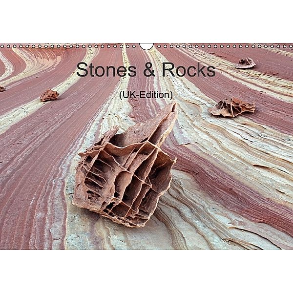 Stones & Rocks (UK-Edition) (Wall Calendar 2014 DIN A3 Landscape), Rainer Grosskopf