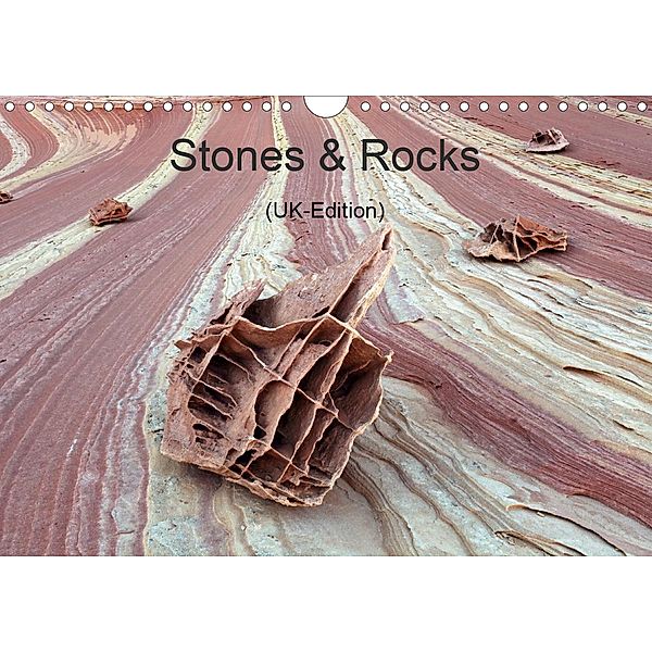 Stones & Rocks (UK-Edition) (Wall Calendar 2021 DIN A4 Landscape), Rainer Grosskopf
